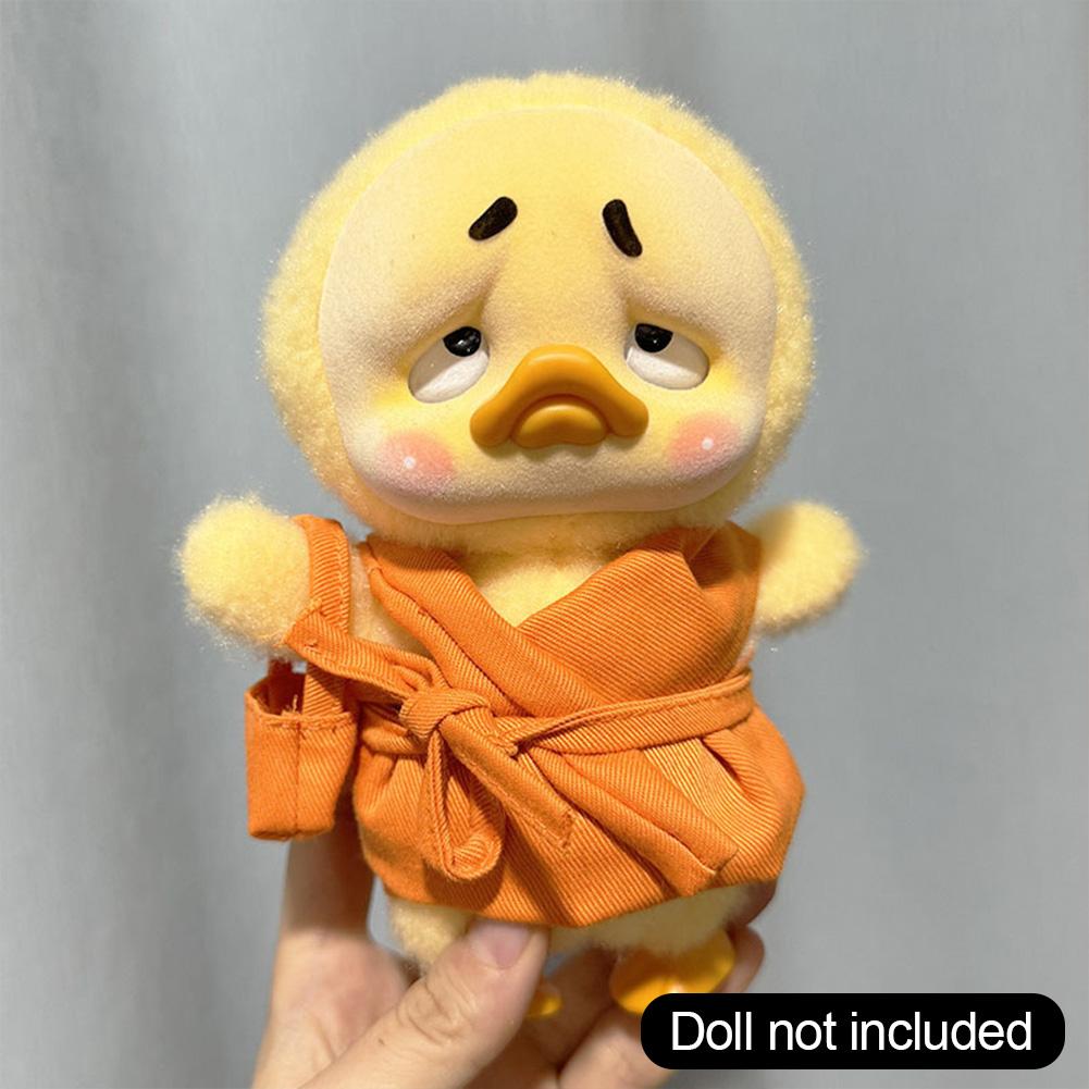 Маленькая желтая кукольная утка Одежда для раздражающей утки Расстроенная уточка Мягкая серия Детская одежда Аксессуары