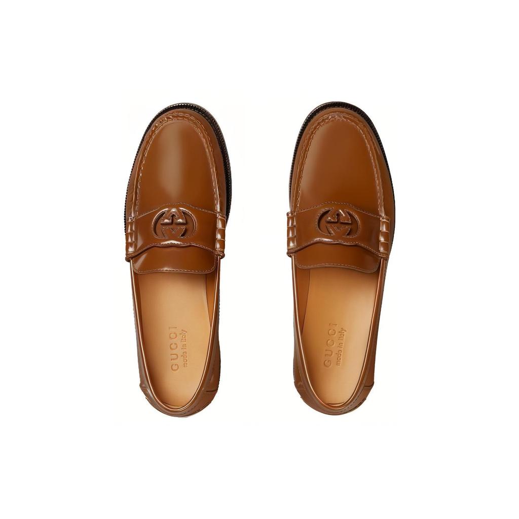 Gucci Лофер 'Interlocking G - Коричневый' 738470 17X00 2535