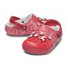 Crocs Классические сабо на подкладке Holiday Charm - Красные Унисекс Кроссовки Белые 207687-646