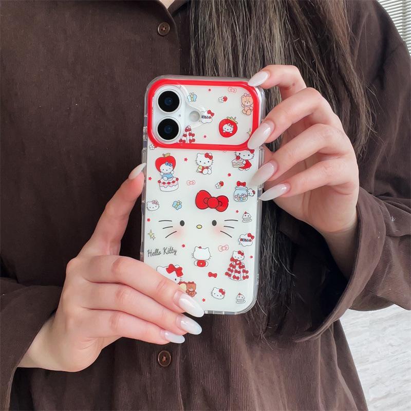 Корейский чехол для телефона с цепочкой в виде милого кота для iPhone 17/16 Pro Max/15/14