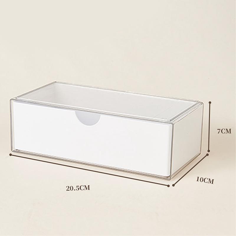 Ящик для хранения зеркального шкафа, стойка для хранения косметики и помады, организация рабочего стола в ванной, многослойный ящик для хранения с выдвижными ящиками