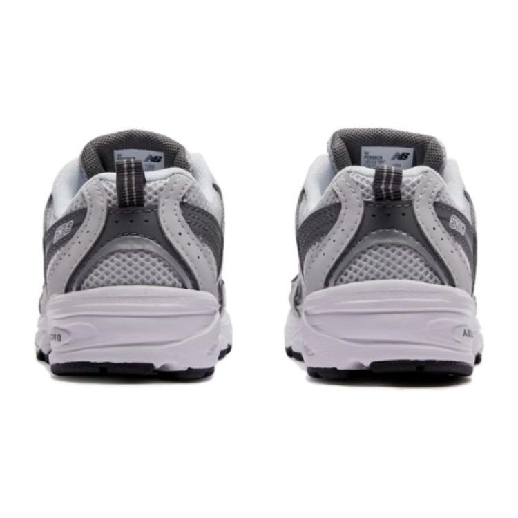 New Balance Детские кроссовки 530 Bungee Little Kid Grey Matter серебристо-металлик PZ530CB