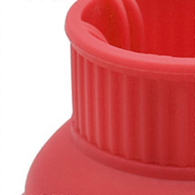 Hair Dryer Diffuser Attachment Silicone Lightweight Foldable Portable Blower Diffuser for Home Salon Red
