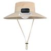 Широкополая шляпа от солнца Yousheng Outdoor с вентилятором на солнечной батарее, дышащая сетчатая шляпа с вентилятором на солнечной батарее, детская солнцезащитная шляпа
