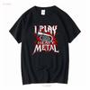 NEW LIMITED I Play Heavy Metal Tuba Player Marching Band T Shirt long or short sleeves vintage Washed Soft Casual fashion homme