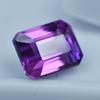 Natural Purple Tanzanite Loose Gemstone 4.75 ct Emerald Cut for Jewelry Making and Gem Collections