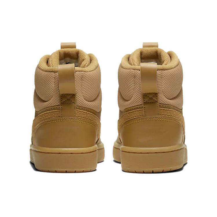 Nike Court Borough Mid 2 Boot Grade School 'Wheat' (Unisex) Wheat Kids' Skateboarding Shoes BQ5440 700