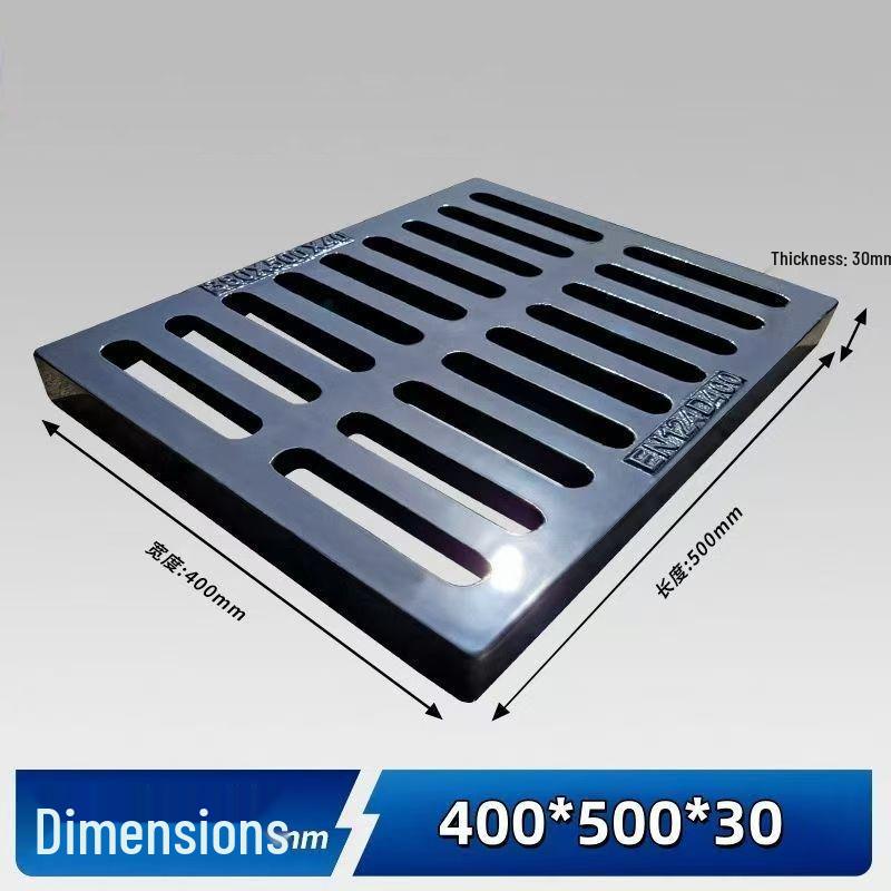 Cast Iron Manhole & Drainage Grate for Sewer/Rainwater Ditch or Courtyard.