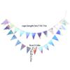 Gradient Silver Paper Star Garland for Kids Birthday Party Decoration Wedding Christmas Wall Hanging Banner Girl Boy Baby Shower