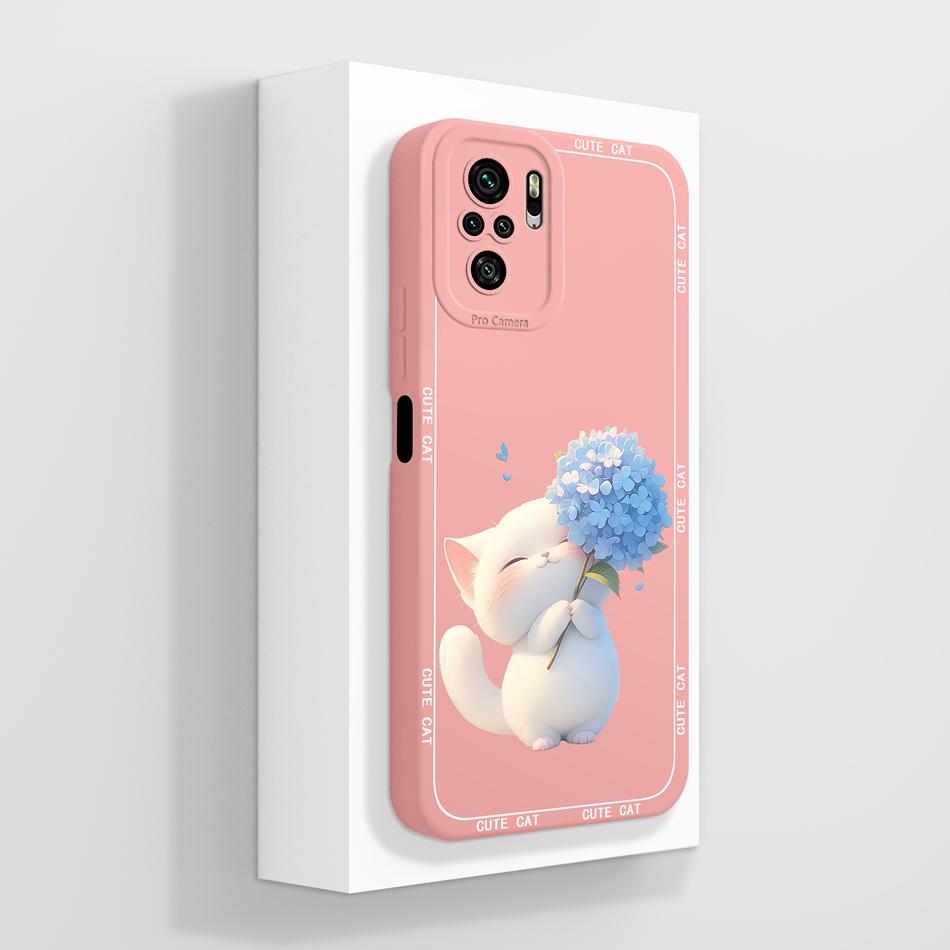 Чехол для Redmi Note 10 10T 10S Фантазийный Цвет Цветов Чехол для Телефона Для Xiaomi Redmi Note10 4G 5G Мягкие Жидкий Силикон Задние Крышки