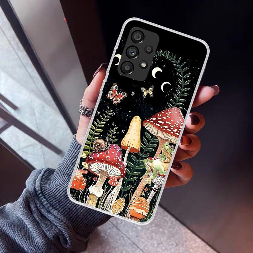 Красочный чехол-гриб для Samsung Galaxy A12 A52S A42 A32 A22 A51 A50 Note 20 Ultra 10 S10 Plus A71 A70 A31 A30 A10S Gala