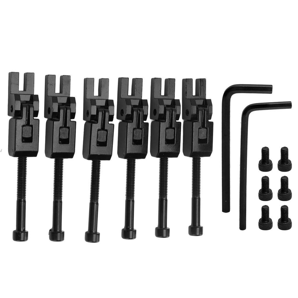 6 шт. Металлические седла тремоло для электрогитары, замена, с винтами и шестигранным ключом