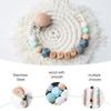 New Cute Silicone Baby Pacifier Clips Silicone Pacifier Chain Nipple Bracket Holder For Nipples Toddler Toys Baby Shower Gift