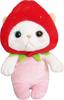 Naitou Design Choochoo Cat Costume Stuffed Toy S Strawberry