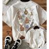 Summer Women's Casual Fashion T-shirt Cartoon Style Pattern Cup Print Round Neck Short Sleeved T-shirt for Women