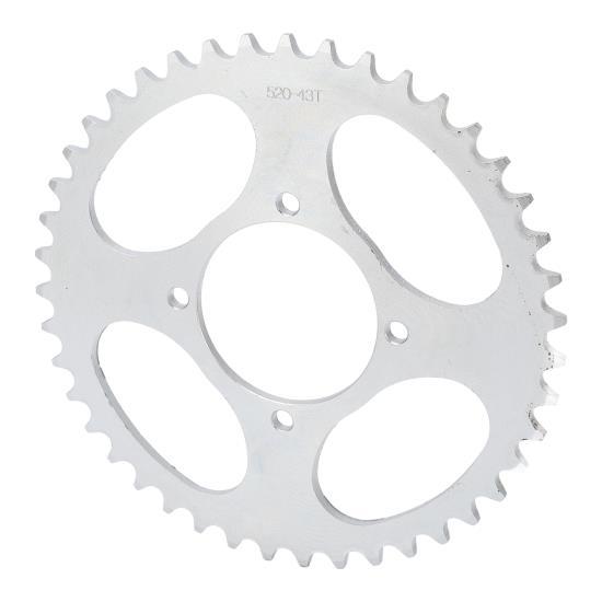 520 43T задняя звездочка 43 зуба 520 шаг задняя звездочка для DIY Go Kart ATV легкий мотоцикл