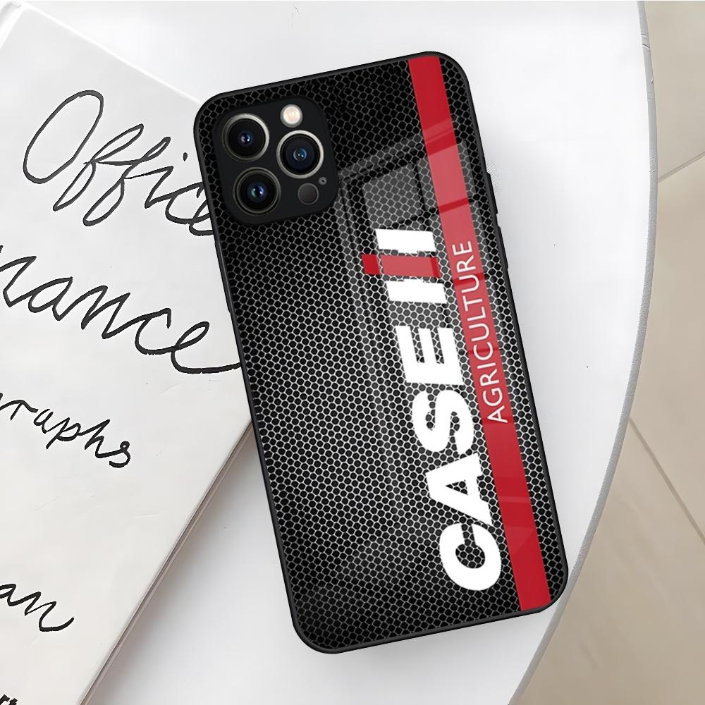Чехол International Havester IH Трактор Чехол для телефона для Iphone 16 15 14 12 11 13 Pro Max Mini X Xr Xs Se 8 Puls Стеклянный Чехол