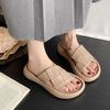 2025 Women's Summer Outdoor Cross-Strap Anti-Slip Thick-Soled Slippers - Fashionable and Cool Flip-Flops