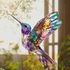 Yousheng Hummingbird Sun Catcher окрашенный акриловый орнамент на тему птиц красочный подвесной ловец солнца для окон дверей балкона декор