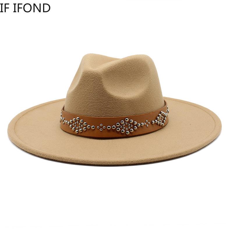 2022 шляпа Федора для женщин, шерстяная фетровая шляпа в стиле ретро, ​​джазовая шляпа с широкими полями 9,5 см, церковная свадебная шляпа, уличная модная черная кепка под платье