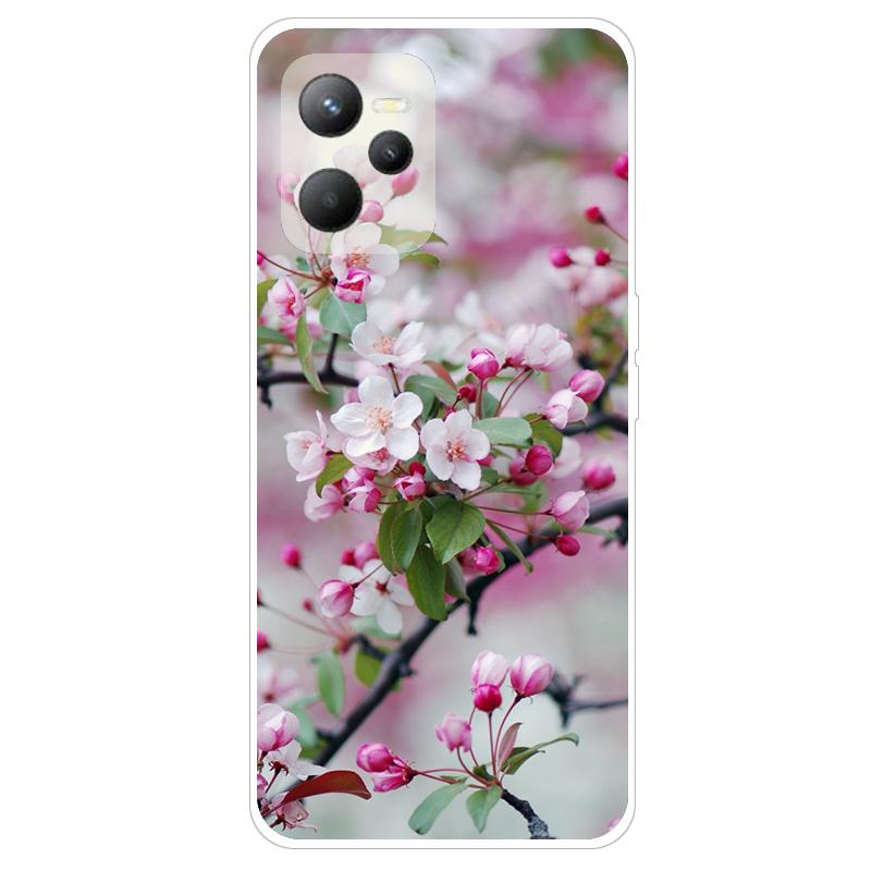 Чехол для Realme C35 RMX3511, мягкие силиконовые чехлы для телефонов с милой башней и бабочкой для Oppo Realme C35 C 35 RealmeC35, чехол-бампер