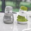 Дозатор мыла Щетка для ладони Щетка для удаления пятен Жесткая щетина Дизайн Удобная ручка Компактный размер Щетка для очистки кастрюли