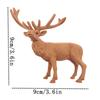 Christmas Elk Sleigh Car Ornaments Reindeer Sleigh Car Home Scene Layout Decoration Materials
