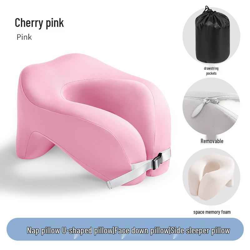 U-образная дорожная подушка из пены с эффектом памяти для поддержки шеи