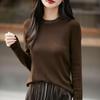 Женский кашемировый свитер Qinghe кашемир 50% шерсть 50% шелк Женский осенне-зимний кашемировый свитер мягкий и теплый