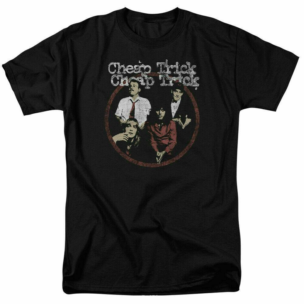 26 Cheap Trick T Shirt Licensed Rock n Roll Band Merch Music Concert Black Unisex T-Shirt