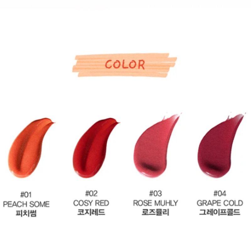 SON & PARK Arti Water Blur Tint 4.4g – Мягкий матовый увлажняющий тинт для губ