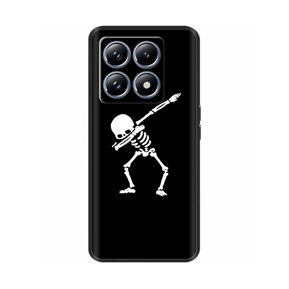 Силиконовый чехол для телефона для Xiaomi Mi 14T Pro / 14T 5G, роскошный окрашенный защитный корпус, задняя крышка для Mi14T, мягкий черный бампер