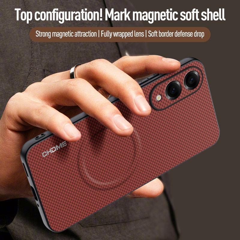 For Samsung Galaxy S25 Edge Case Luxury Car Magnetic Holder Phone Case for Samsung S25 Edge 5G Silicone Shockproof Back Cover
