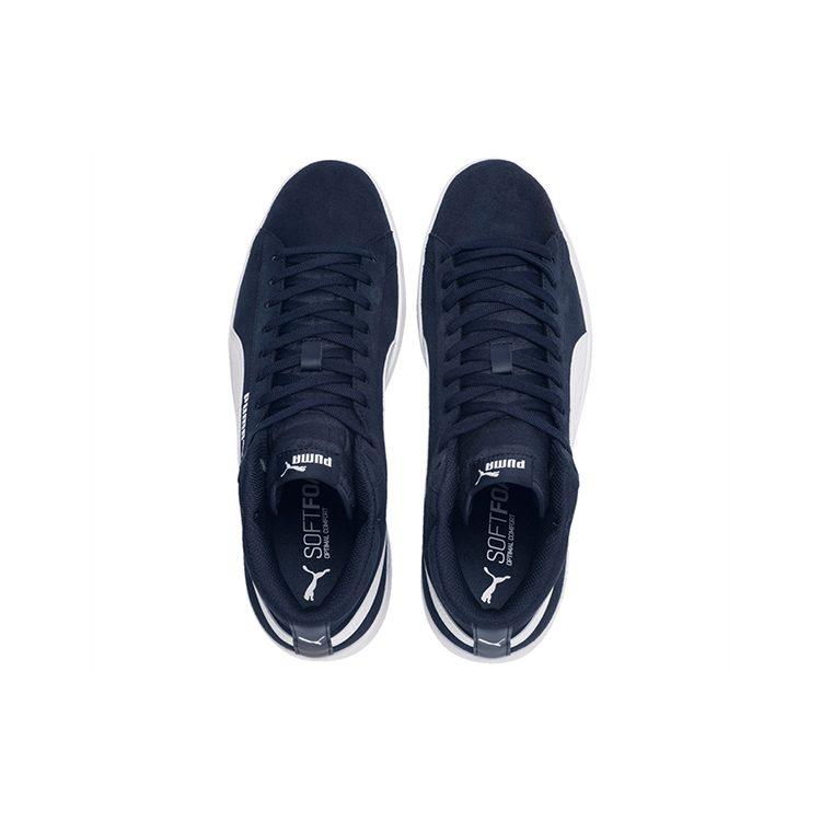 Puma Кроссовки Smash V2 Mid Mid Tops Повседневные для скейтбординга Унисекс Синий Белый 366923-04
