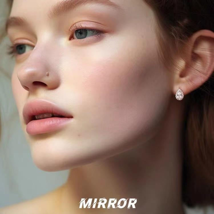 Серьги-капли из стерлингового серебра 925 пробы с бриллиантами для женщин – Элегантный, простой дизайн для повседневной роскоши