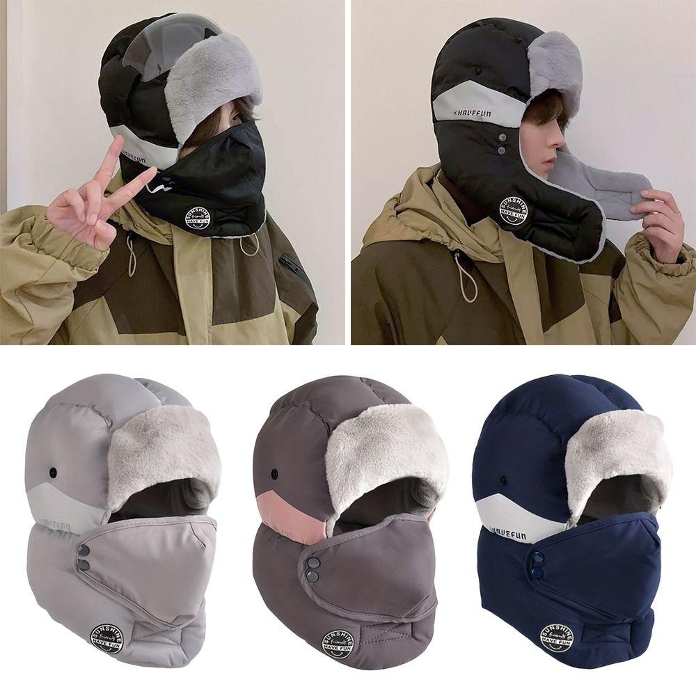 Warm Bomber Cap Russian Ski Cap Winter Earflap Hats Outdoor