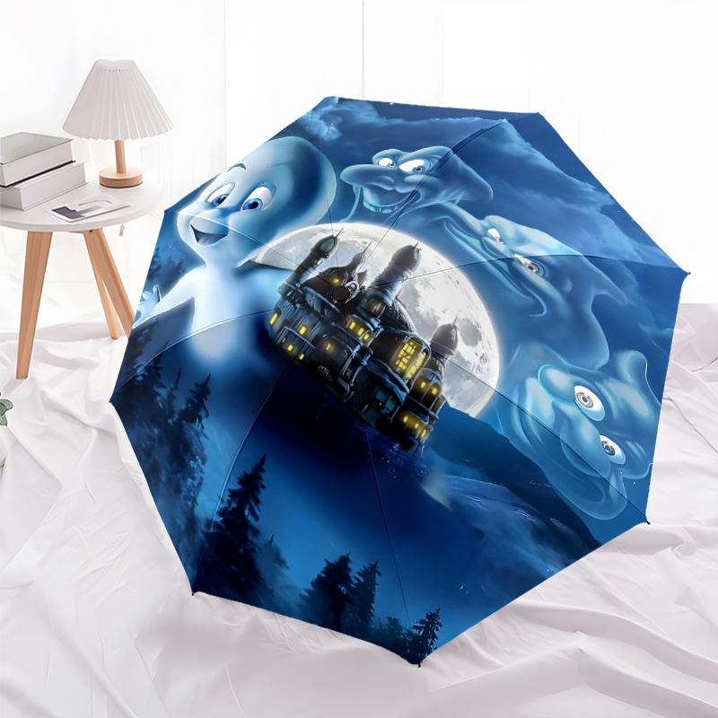 1pc Casper Umbrella, Sun Protection, And UV Shielding. It Has Eight Sturdy Ribs for Outdoor Use And Perfect As a Holiday Gift