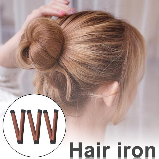 3Pcs Hair Bun Maker Hair Curler Deft Bun Twister Shaper Long Hair Easy Fast Snap Roll Tool Lazy Women Girl Hair Styling Accessories