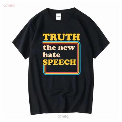 НОВЫЙ ОГРАНИЧЕННЫЙ Truth The Hate Speech Политическая Реальность Футболка S 3XL винтажная Стиранная Унисекс Эластичная homme Универсальная Удобная