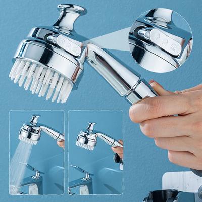 Универсальные Водопроводные Краны Новый Многофункциональный Настенный Крепеж для Ванной Комнаты Душевая Лейка Медный 360° Вращающийся Кран Домашний Умывальник