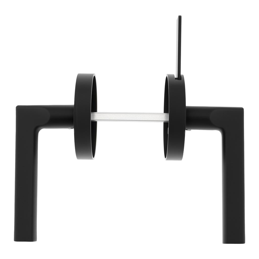 Сверхпрочный двусторонний качающийся засов для ворот, черный, самозапирающийся, включает винты, гаечный ключ, для деревянного забора, сада, заднего двора