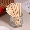 100Pcs Bamboo Skewers Cocktail Picks Fancy Toothpicks For Appetizers Food Sticks Fruit Bbq For Party Drinks Disposable Forks