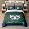 Custom Bedding Set Wigan Warriors Pattern, Print Name Text 1 Duvet Cover plus 2 Pillowcases Home Textile