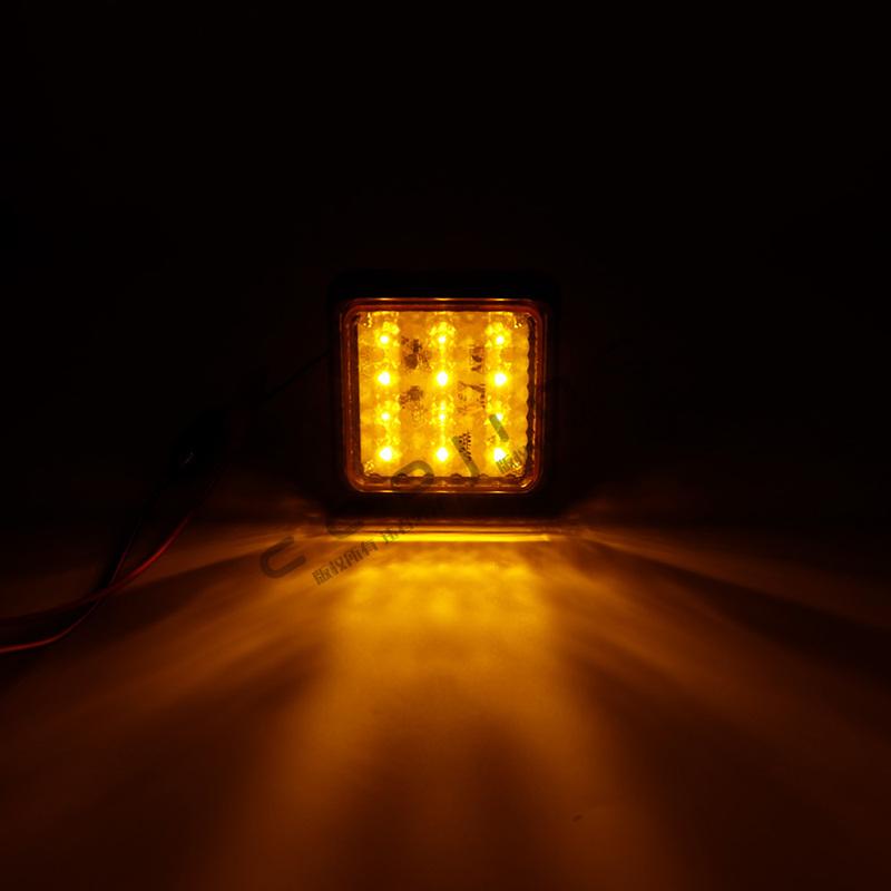 1/2pcs 12V 24V Detachable taillight Stop Rear Brake Turn Signal Function Indicator Lamp Reversing light For Truck Lorry RV Bus
