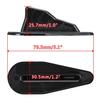 Universal EVO-Style ABS Roof Shark Fins Spoiler Wing Kit Vortex Generator 10pc Car Accessories