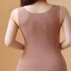 Autumn Winter DE Velvet Thermal Vest U-neck Sleeveless Tank Top Solid Color Seamless Warm Underwear Bottoming Tops