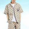 Новая футболка MLB New York Yankees Унисекс Бежевая 3AWSM0223-50BGS