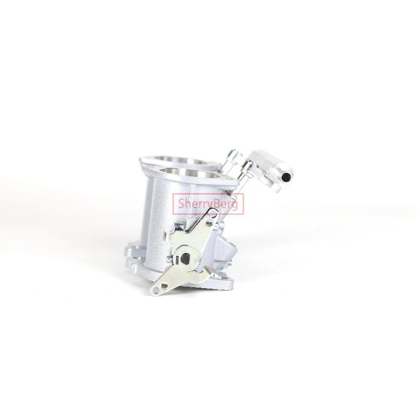 SherryBerg 48MM 48 mm 48IDF TBS Throttle Body For Jenvey IDF Carb 84mm Height TFP48I 48mm Rep. Weber Dellorto EMPI W Fuel Rail
