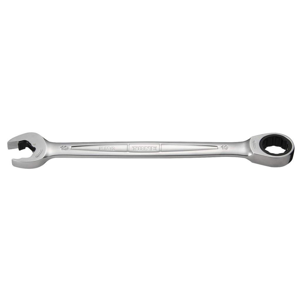 TONE Quick Ratchet Box Wrench Width Across Flats 19mm HPRMQ-19