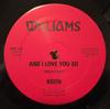 12-дюймовая пластинка RON WILLIAMS KEITH  And I Love You So WO2 Williams Канада Регги Ска Даб Б/у